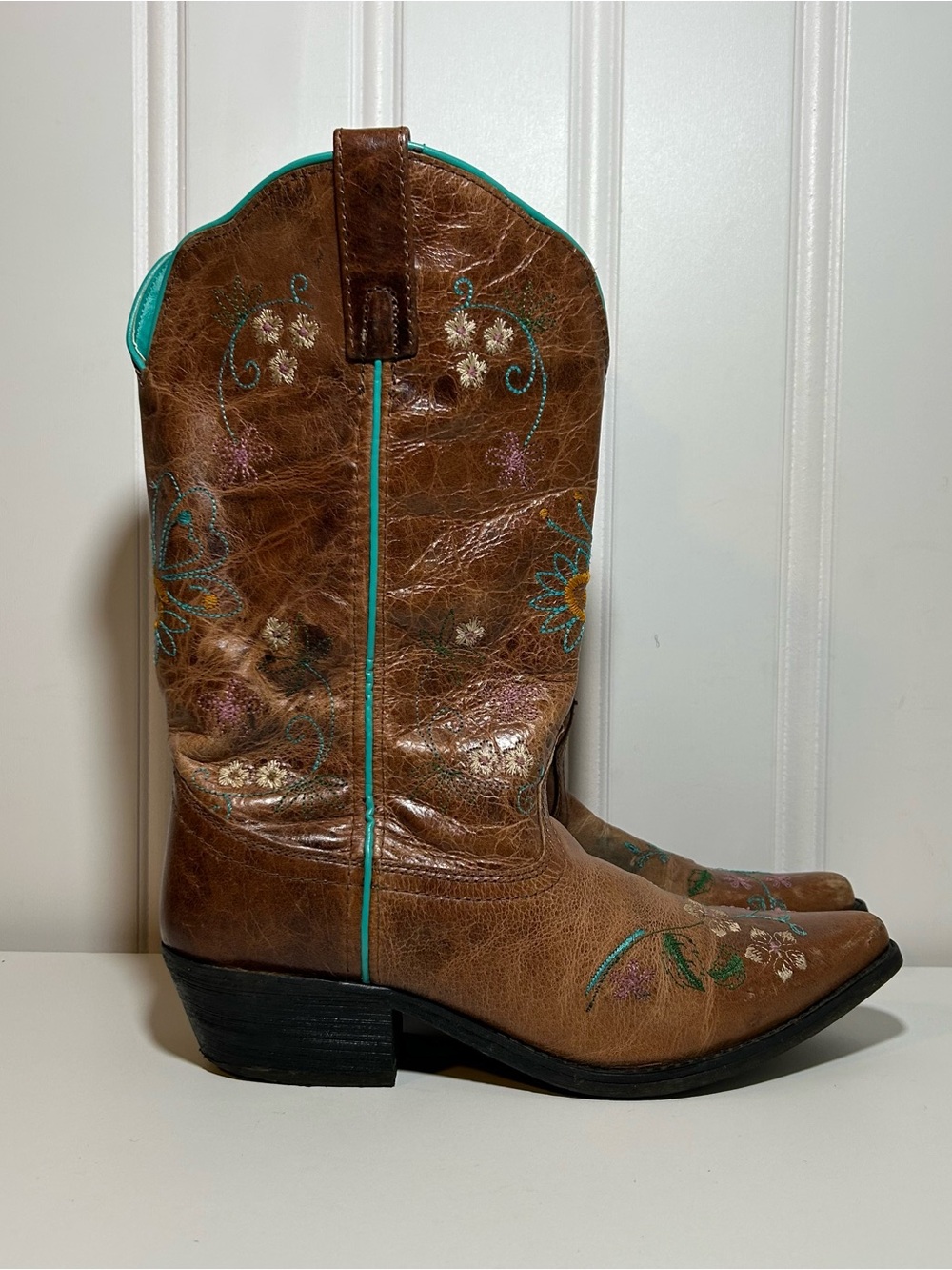 Smoky mountain Florence western Brown Floral Embroidered Women’s Cowboy